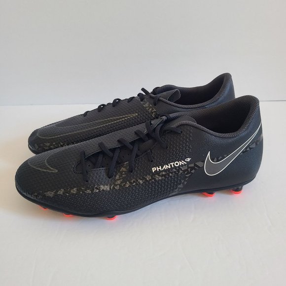 NEW Nike Phantom GT2 Club Firm Ground Soccer Cleats DA5640-001 Size 9 Black